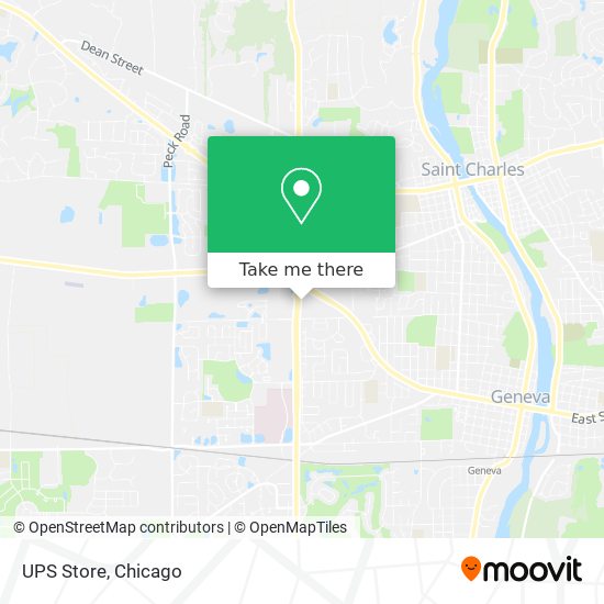 UPS Store map