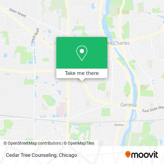 Cedar Tree Counseling map