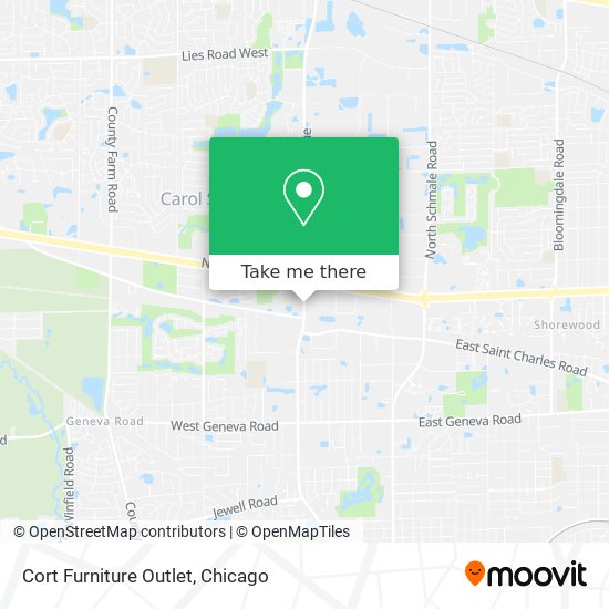 Cort Furniture Outlet map