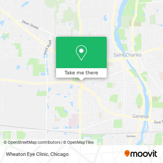 Wheaton Eye Clinic map