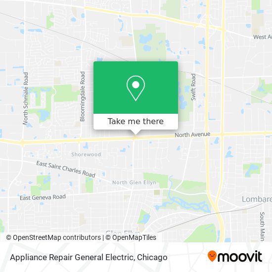 Appliance Repair General Electric map