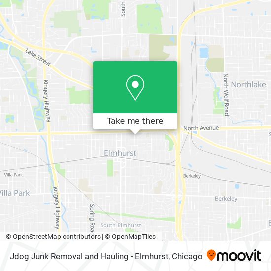 Mapa de Jdog Junk Removal and Hauling - Elmhurst