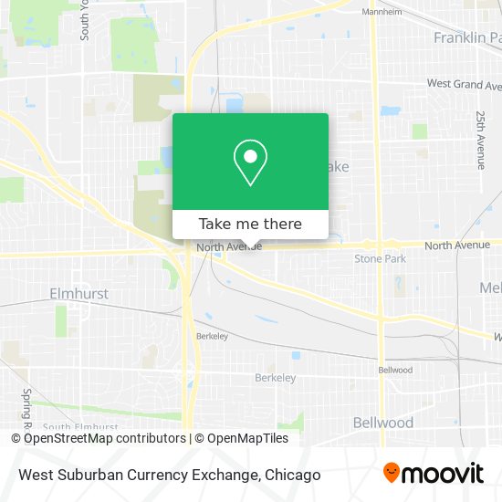 Mapa de West Suburban Currency Exchange