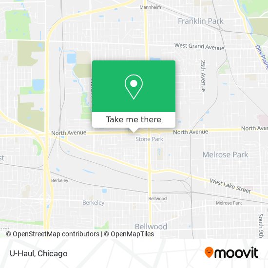 U-Haul map