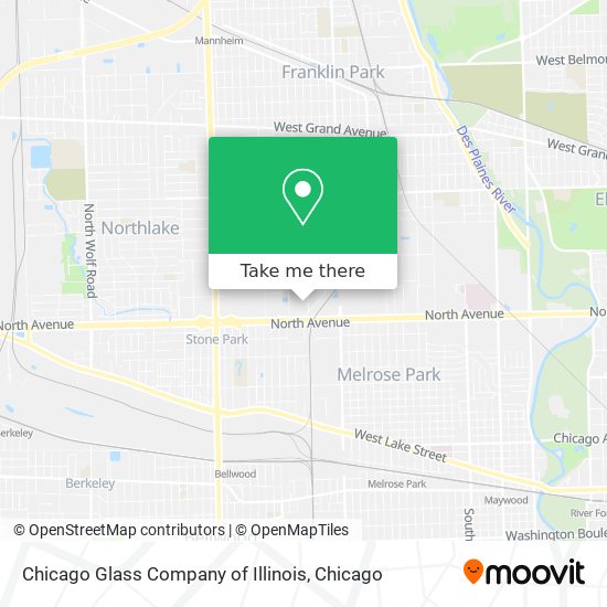 Chicago Glass Company of Illinois map