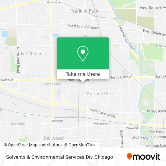 Solvents & Environmental Services Div map