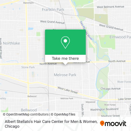 Albert Stellato's Hair Care Center for Men & Women map