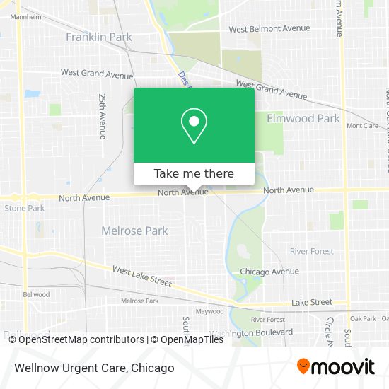 Wellnow Urgent Care map