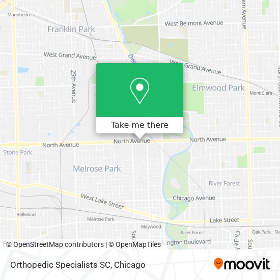 Orthopedic Specialists SC map