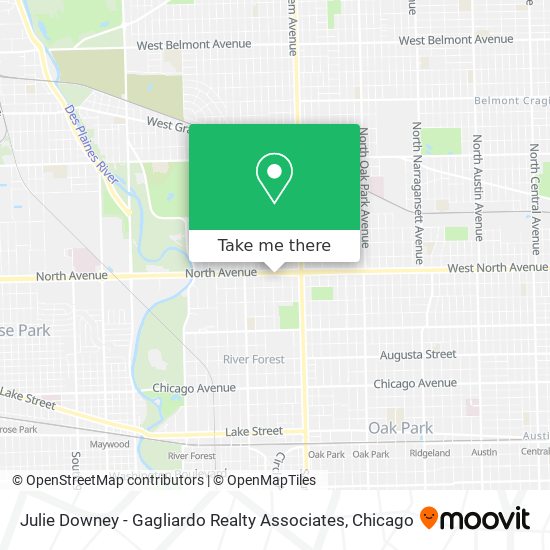 Mapa de Julie Downey - Gagliardo Realty Associates