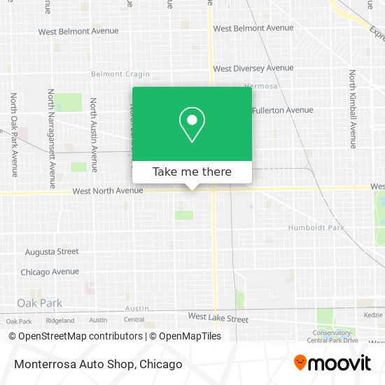 Monterrosa Auto Shop map