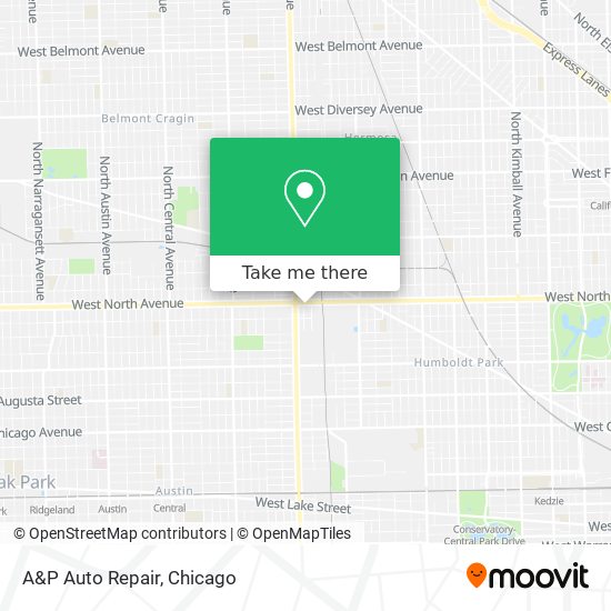 A&P Auto Repair map