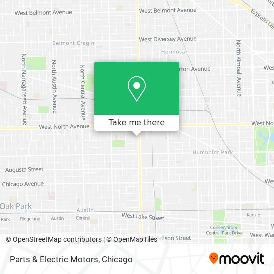 Parts & Electric Motors map