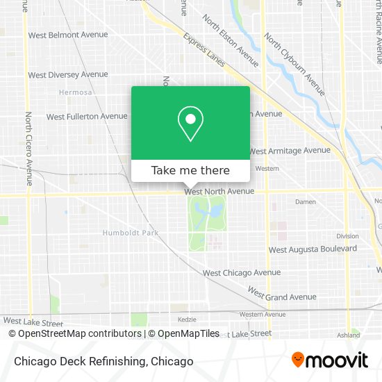 Chicago Deck Refinishing map