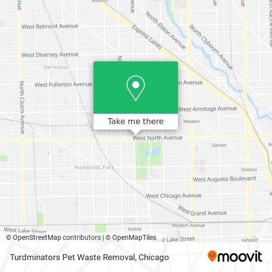 Turdminators Pet Waste Removal map