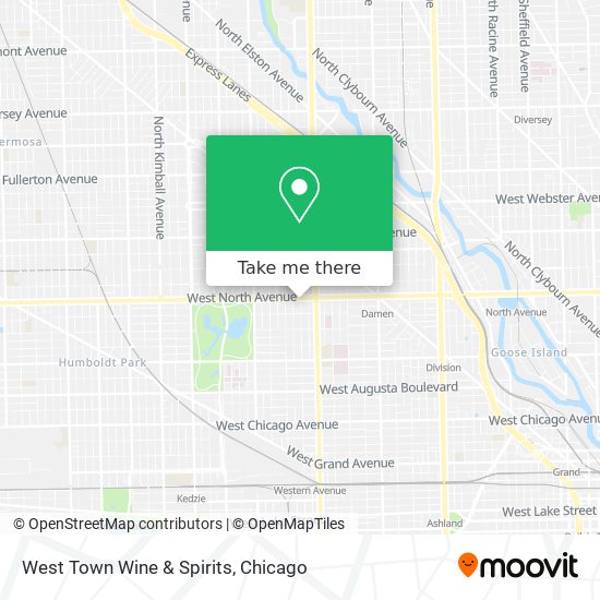 Mapa de West Town Wine & Spirits