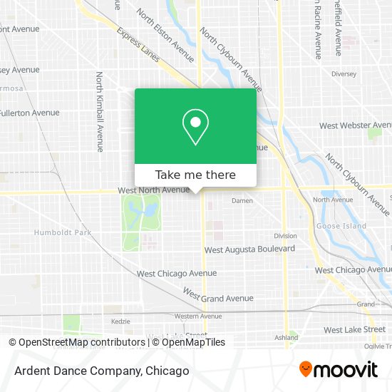 Ardent Dance Company map