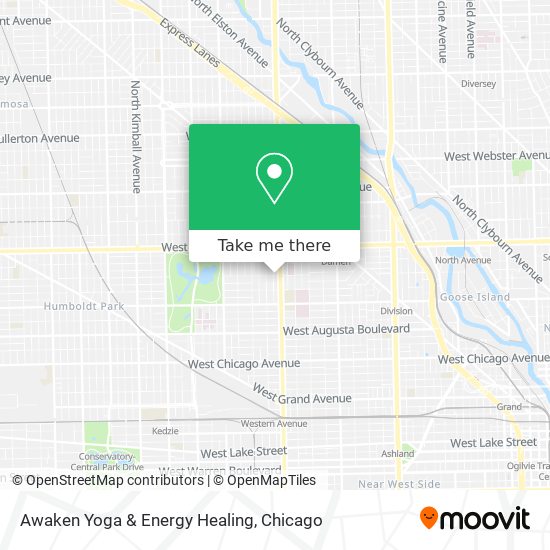 Mapa de Awaken Yoga & Energy Healing