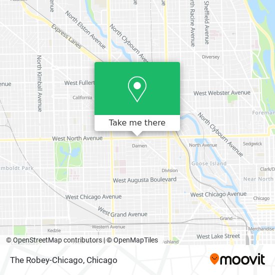 Mapa de The Robey-Chicago