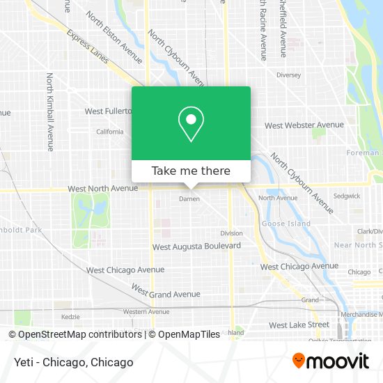 Yeti - Chicago map