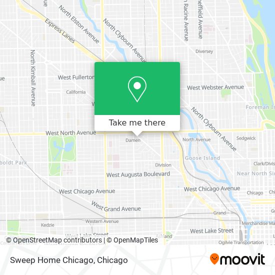Sweep Home Chicago map