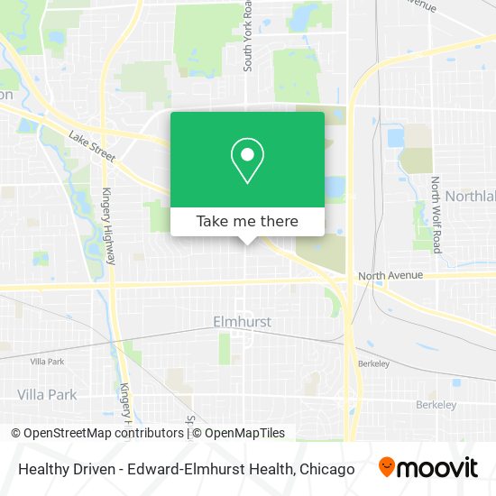 Healthy Driven - Edward-Elmhurst Health map