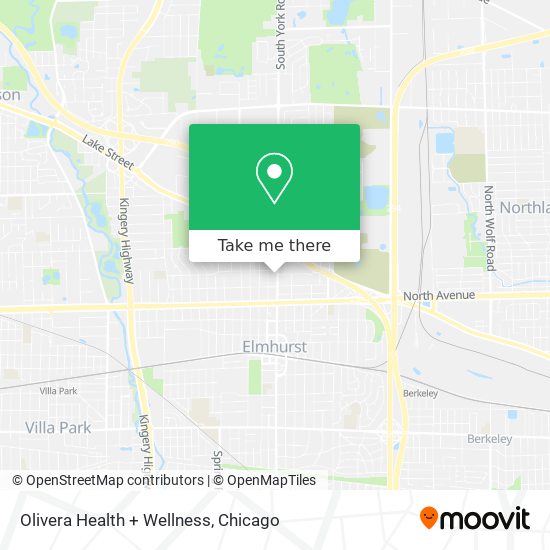 Olivera Health + Wellness map