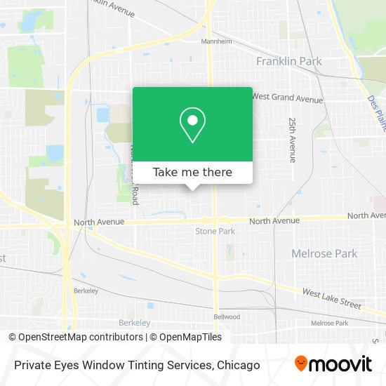 Private Eyes Window Tinting Services map