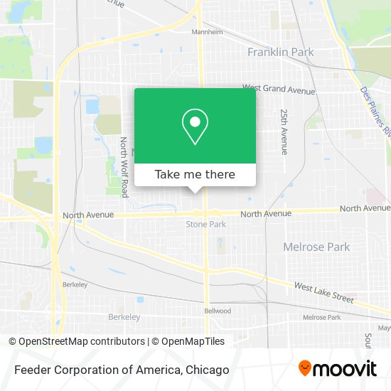 Feeder Corporation of America map