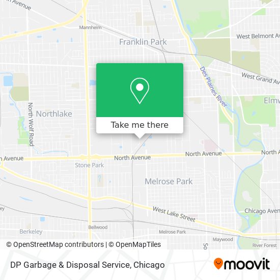 DP Garbage & Disposal Service map