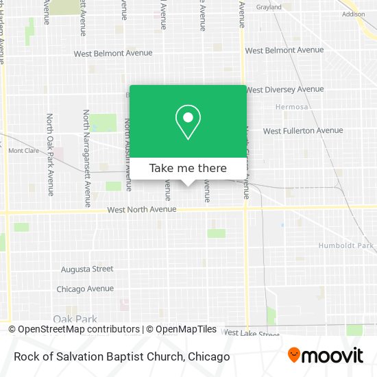 Rock of Salvation Baptist Church map