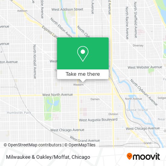 Milwaukee & Oakley/Moffat map
