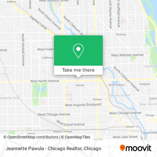 Jeannette Pawula - Chicago Realtor map