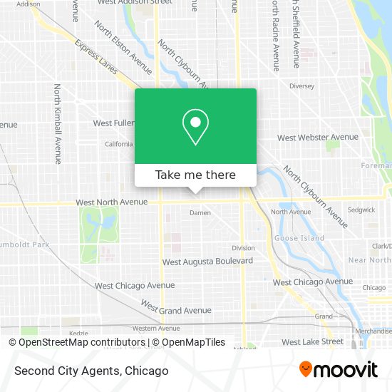 Second City Agents map