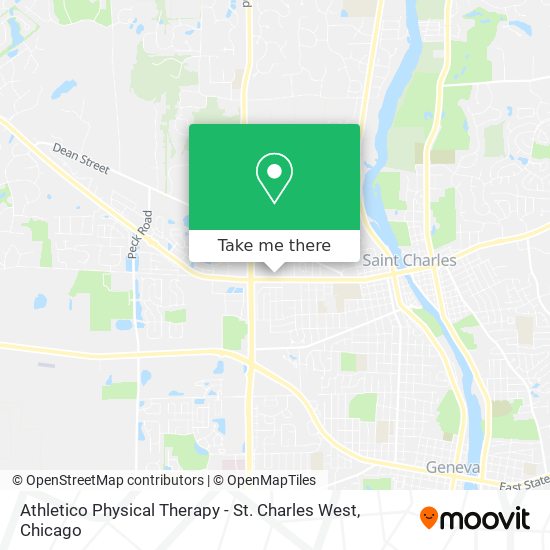 Athletico Physical Therapy - St. Charles West map