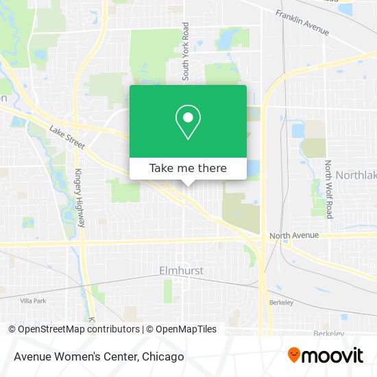 Avenue Women's Center map