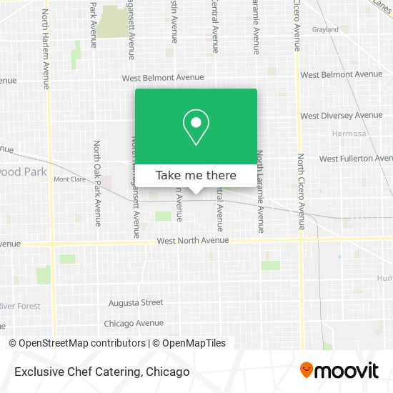 Exclusive Chef Catering map