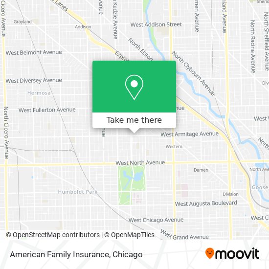 American Family Insurance map