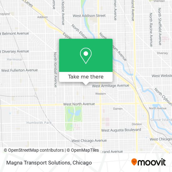 Magna Transport Solutions map