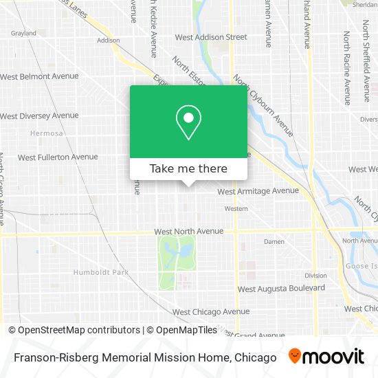 Franson-Risberg Memorial Mission Home map