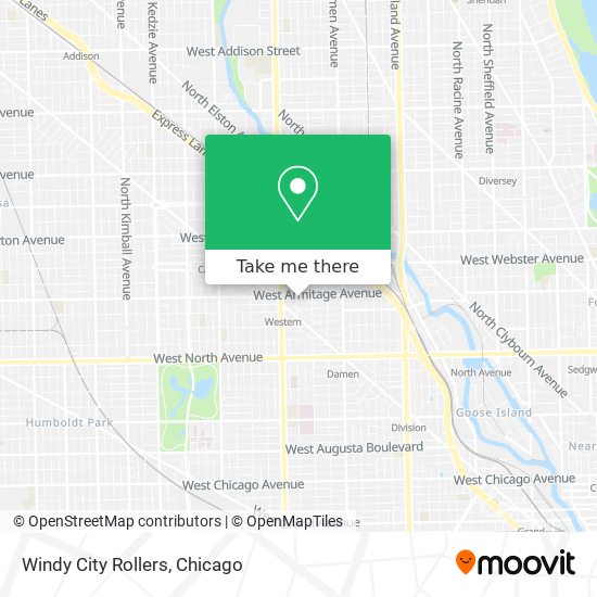 Mapa de Windy City Rollers