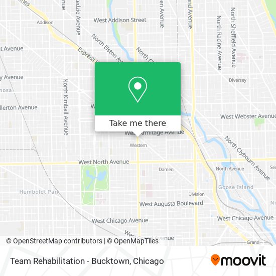 Team Rehabilitation - Bucktown map