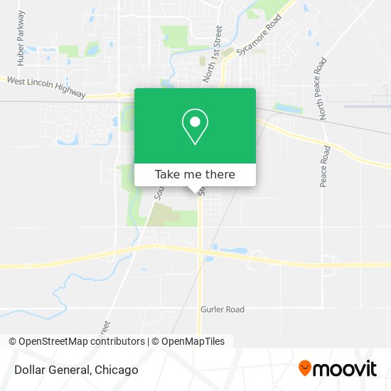 Mapa de Dollar General