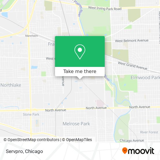 Servpro map