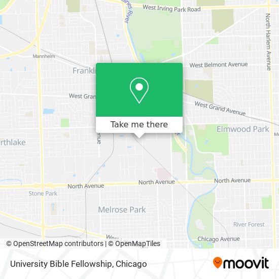 University Bible Fellowship map