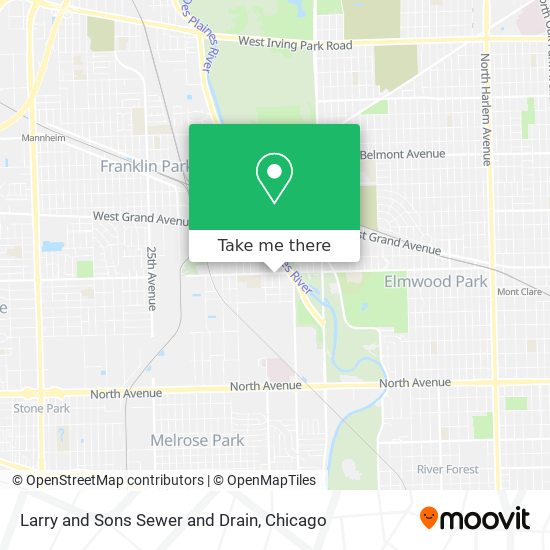 Larry and Sons Sewer and Drain map