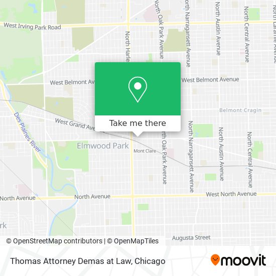 Thomas Attorney Demas at Law map