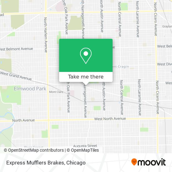 Express Mufflers Brakes map