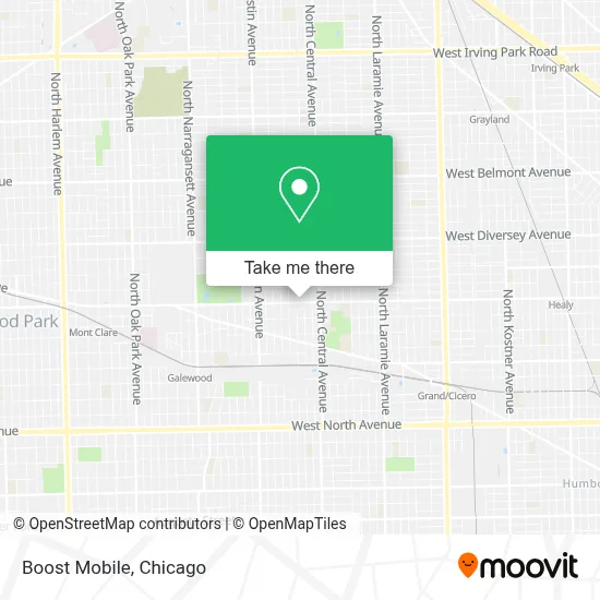 Boost Mobile map