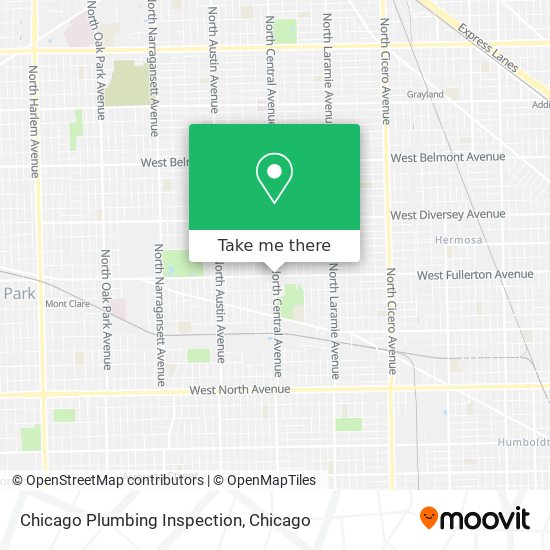 Mapa de Chicago Plumbing Inspection